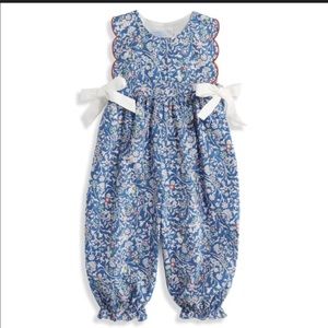 Bella Bliss scalloped berkley overall mckay floral worn once
